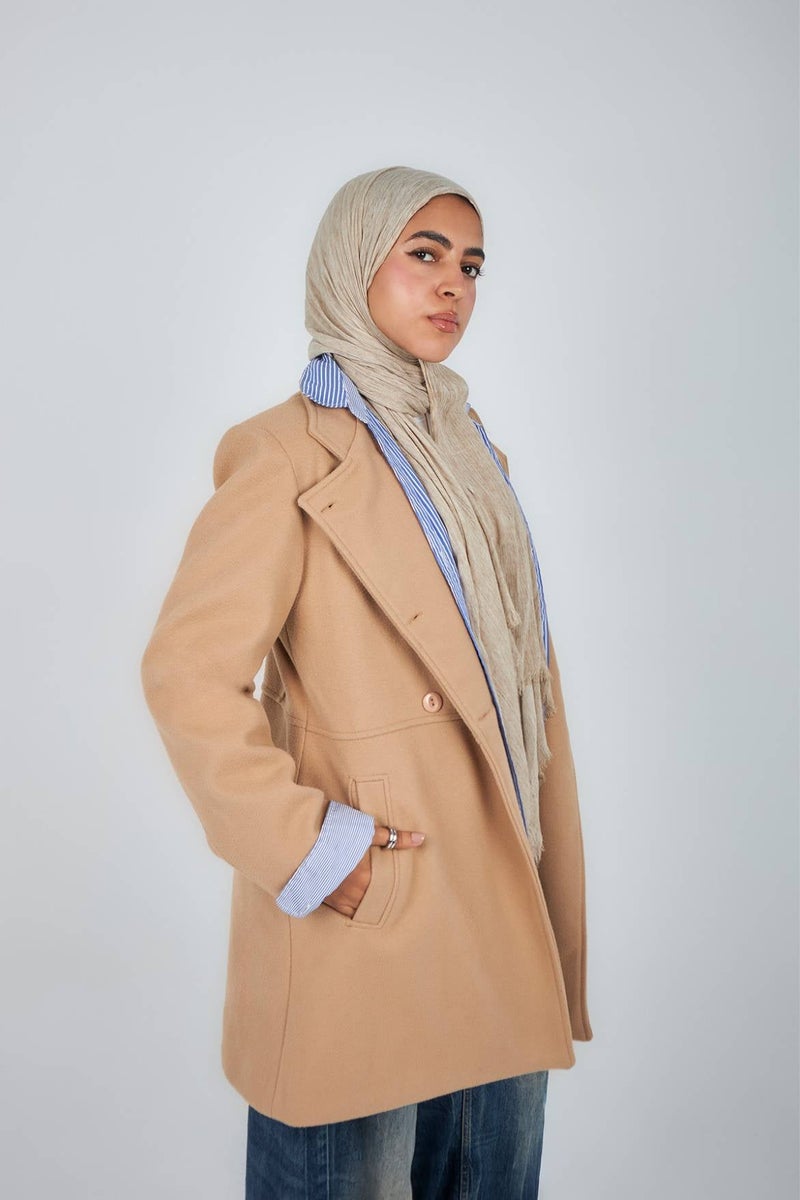 Beige Urban Coat - Image 2